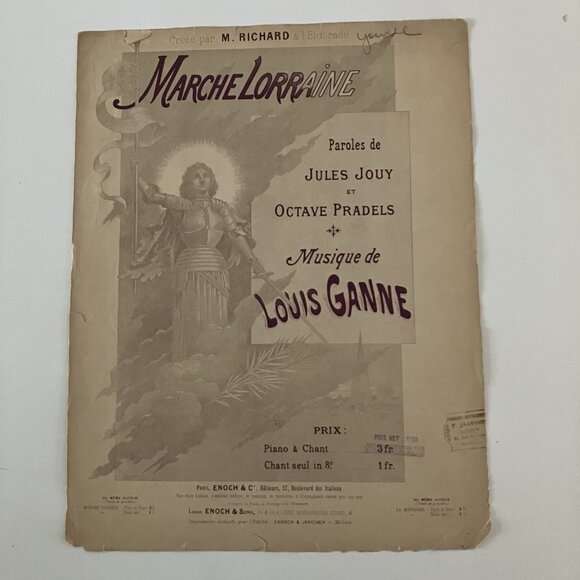 1910s Vintage Sheet Music WW1 In the Heart of the City That Has No Heart - Picture 9 of 16